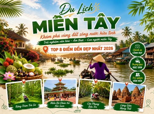 Du Lịch Miền Tây Nên Đi Đâu? Top 8 Địa Điểm Du Lịch Miền Tây Đẹp Nhất 2026