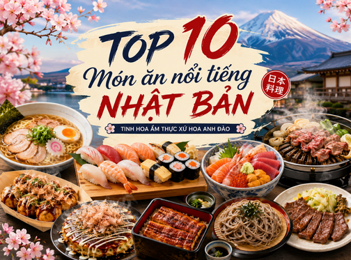 TOP 10 Món Ăn Nhật Bản Nổi Tiếng Làm Say Lòng Du Khách Quốc Tế 