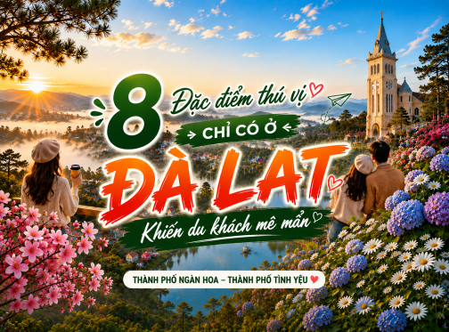 8 Đặc Điểm Thú Vị Chỉ Có Ở Đà Lạt Khiến Du Khách Mê Mẩn