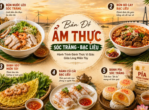 Bản Đồ Ẩm Thực Sóc Trăng - Bạc Liêu: Top 5 Đặc Sản Phải Thử