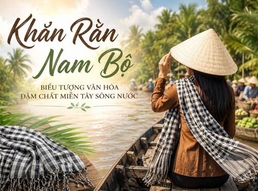 Khăn Rằn Nam Bộ – Biểu Tượng Văn Hóa Đậm Chất Miền Tây Sông Nước
