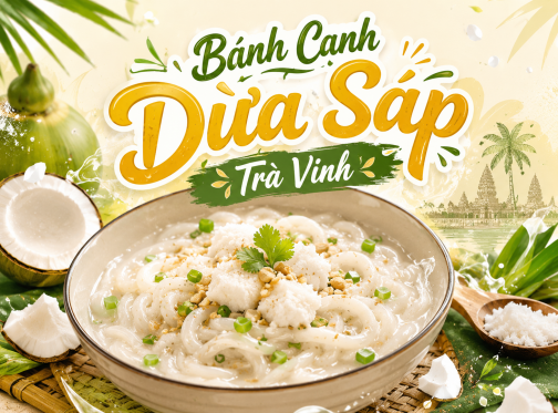 Bánh Canh Dừa Sáp Trà Vinh: Món Ăn Độc Lạ Béo Ngậy Khó Quên
