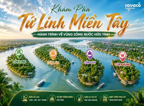 Khám Phá Tứ Linh Miền Tây: Kinh Nghiệm Đi Cồn Long - Lân - Quy - Phụng