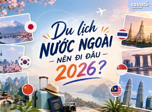 Du Lịch Nước Ngoài Nên Đi Đâu 2026? Top Điểm Đến Được Du Khách Việt Yêu Thích Nhất