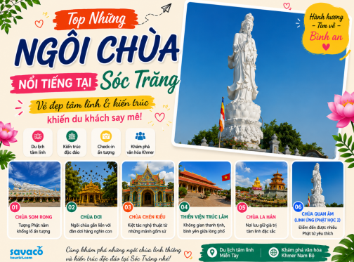 Top Những Ngôi Chùa Nổi Tiếng Tại Sóc Trăng: Vẻ Đẹp Tâm Linh Và Kiến Trúc Khiến Du Khách Say Mê