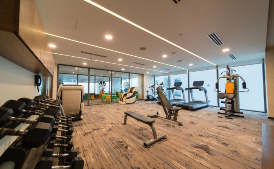 phòng gym tại khách sạn 5 sao Queen Ann