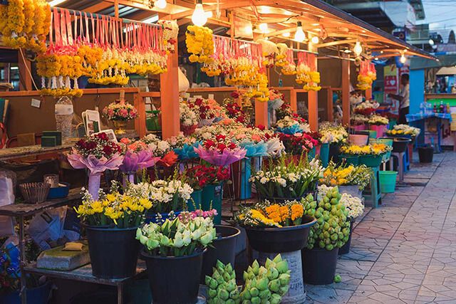 Chợ hoa Pak Klong 