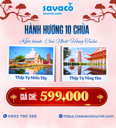Hành hương 10 cảnh chùa