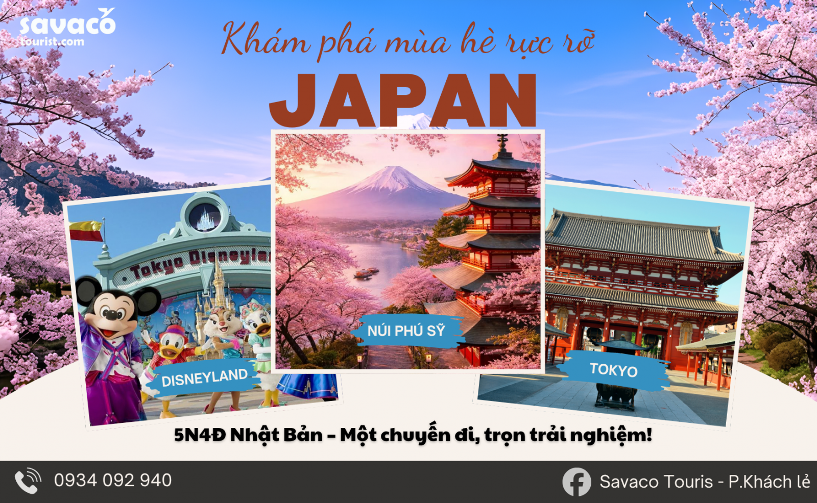 KHÁM PHÁ NHẬT BẢN MÙA HÈ RỰC RỠ 5N4Đ