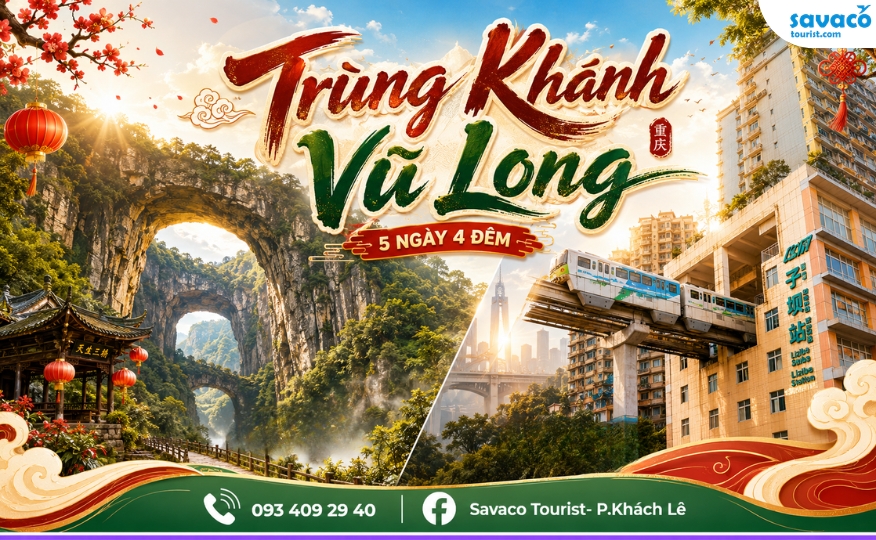TRÙNG KHÁNH – VŨ LONG 5N4D