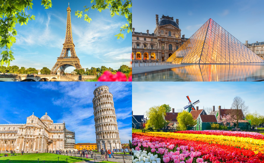 TOUR TẾT 2026 | CHÂU ÂU 9N8D: ĐỨC - HÀ LAN - BỈ - PHÁP - THỤY SỸ- Ý 