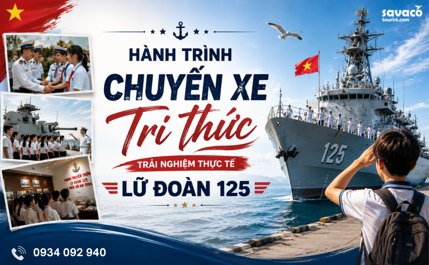 HÀNH TRÌNH CHUYẾN XE TRI THỨC TRẢI NGHIỆM THỰC TẾ LỮ ĐOÀN 125