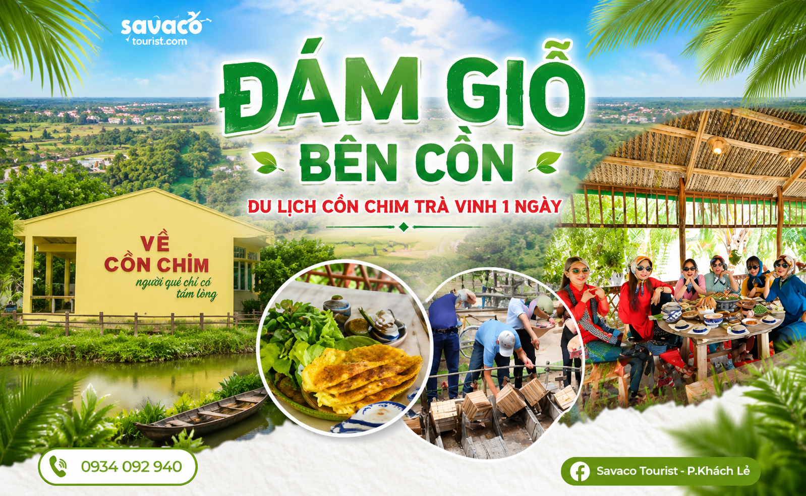 DU LỊCH CỘNG ĐỒNG CỒN CHIM