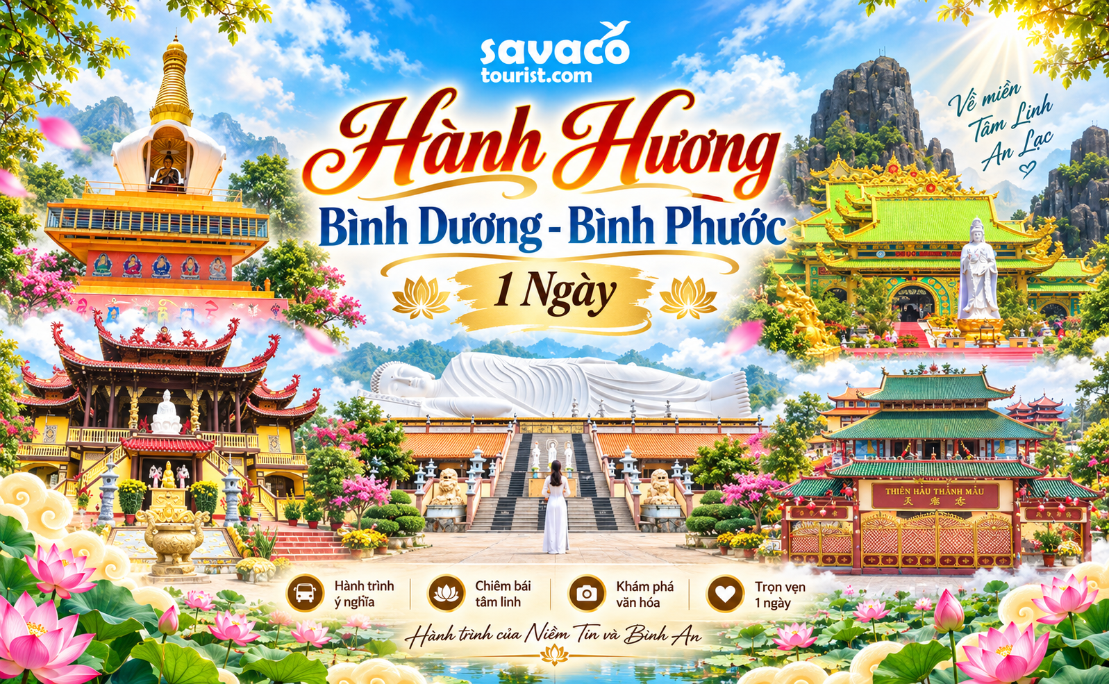 HÀNH HƯƠNG BÌNH DƯƠNG - BÌNH PHƯỚC 1 NGÀY