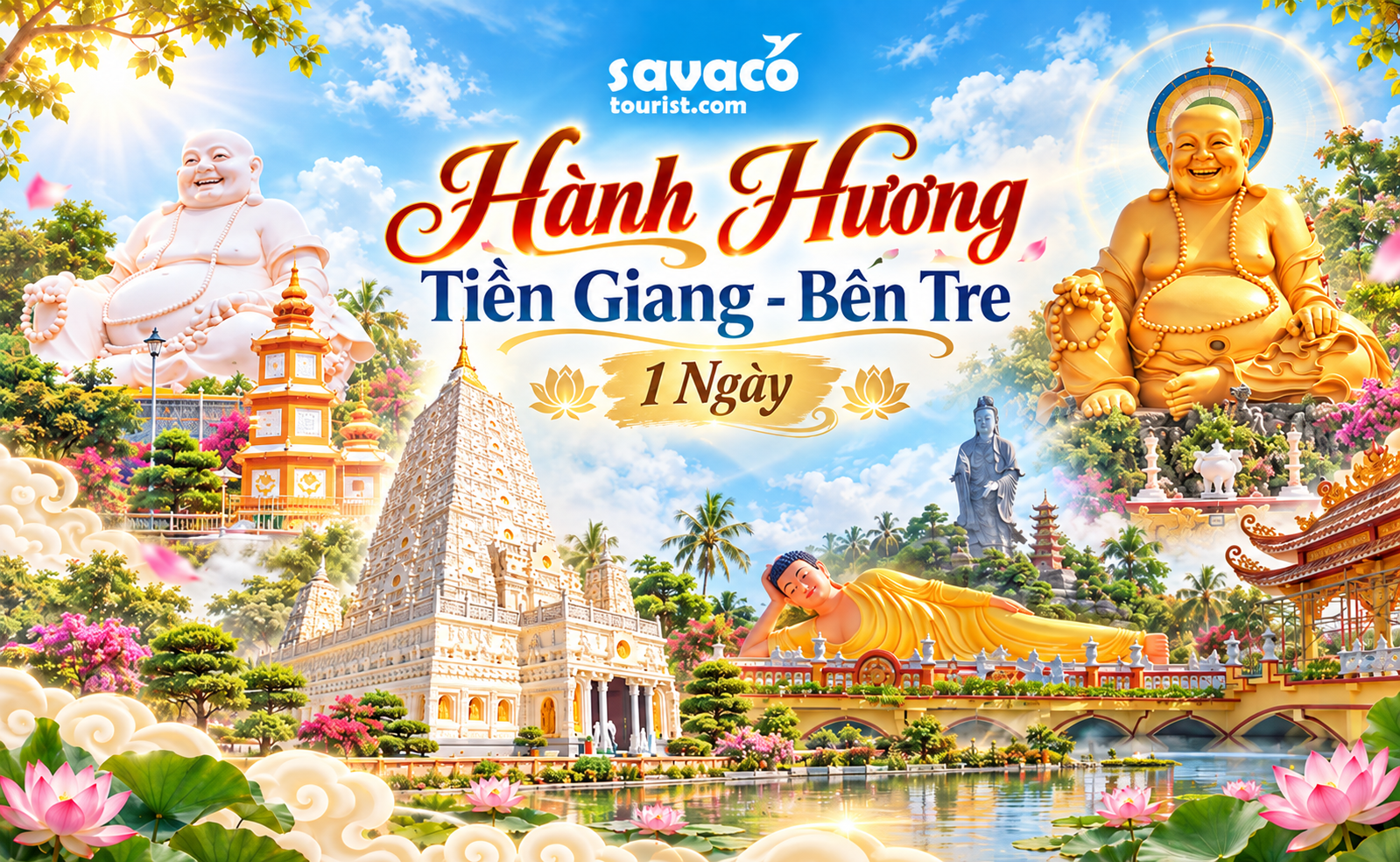 HÀNH HƯƠNG TIỀN GIANG - BẾN TRE 1 NGÀY