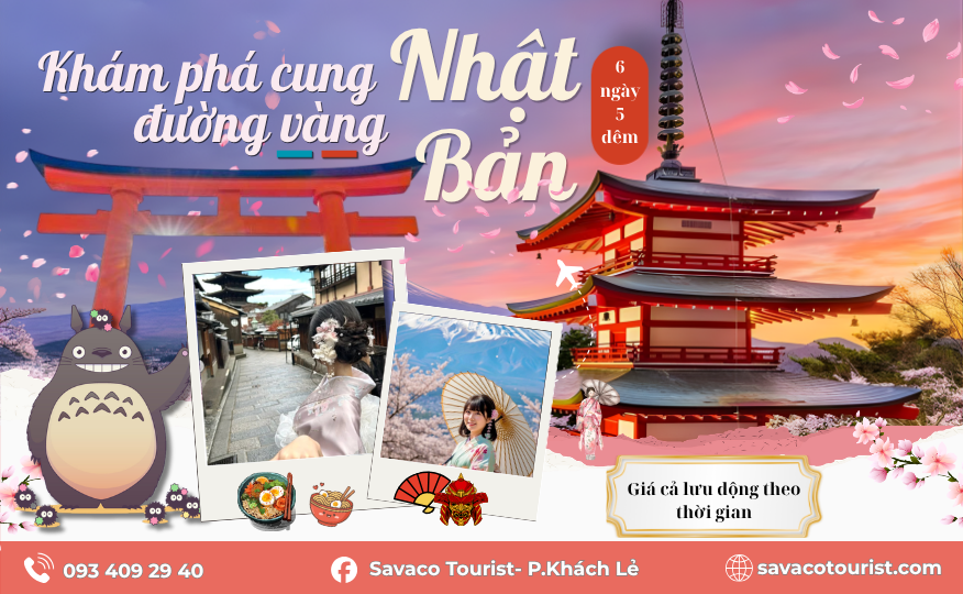 KHÁM PHÁ CUNG ĐƯỜNG VÀNG NHẬT BẢN