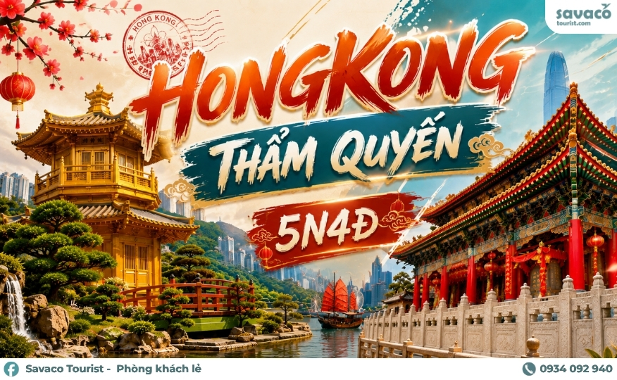 Hong Kong - Thẩm Quyền 5 Ngày 4 Đêm