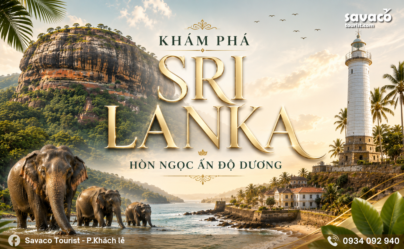Tour Khám Phá Sri Lanka 6 Ngày 5 Đêm - Bay Vietnam Airlines