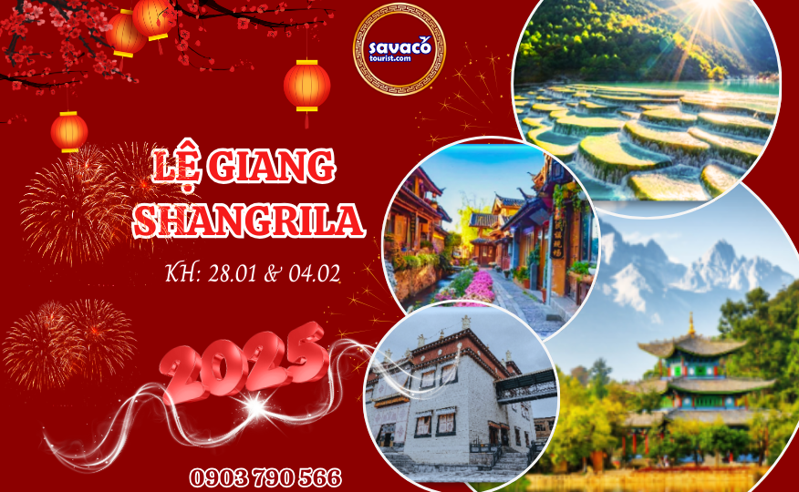 DU XUÂN TRUNG QUỐC 5N4D: LỆ GIANG - SHANGRILA