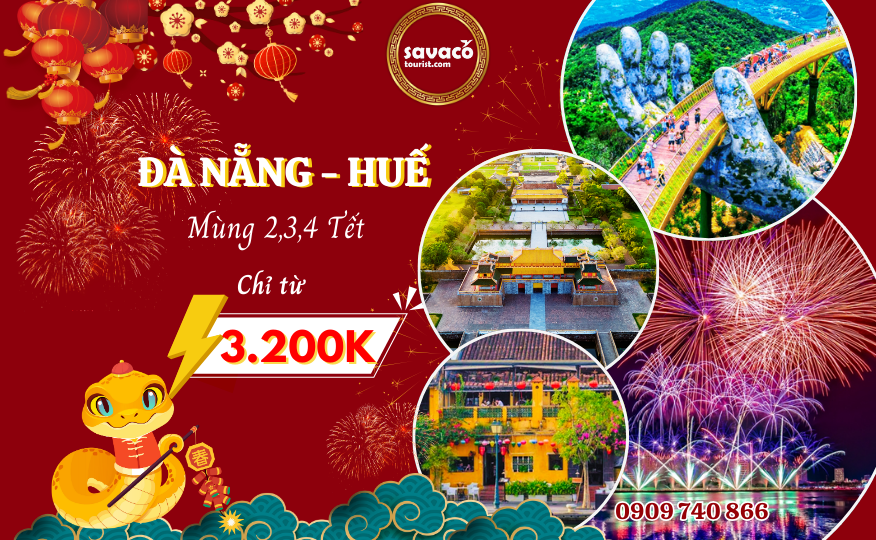 DU XUÂN ĐÀ NẴNG - HUẾ 4N3Đ