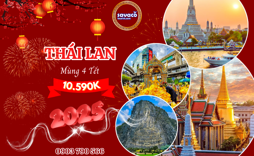 DU XUÂN BANGKOK - PATTAYA  5N4D: LÂU ĐÀI TỶ PHÚ - CHOCOLATE VILLE - BUFFET 86 TẦNG