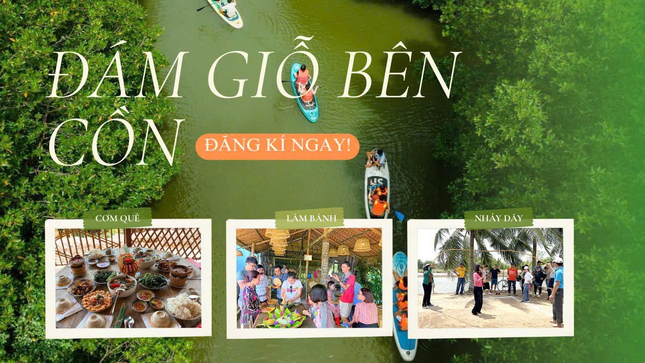Du Lịch Cộng Đồng Cồn Chim 1 Ngày