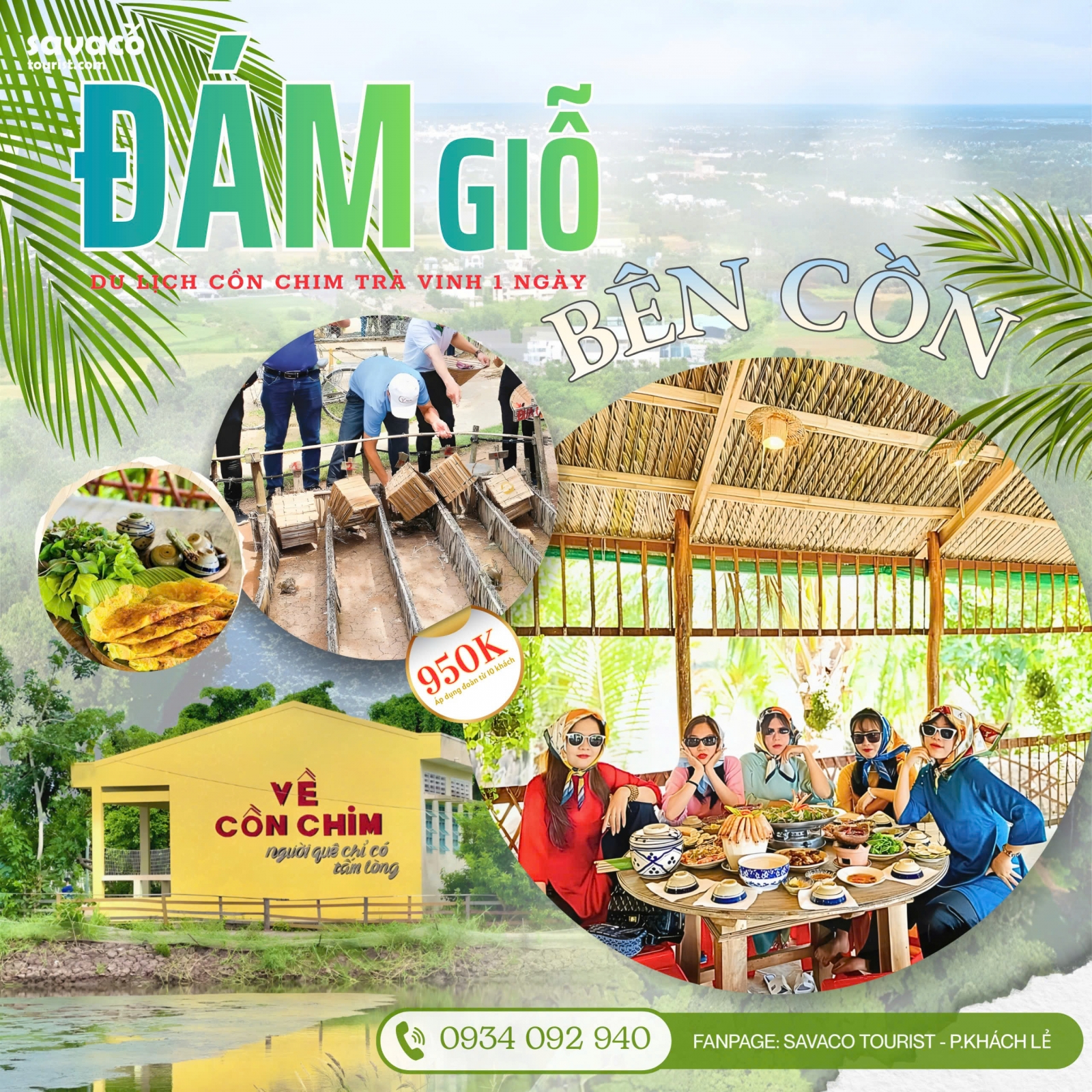 Du lịch cộng đồng Cồn Chim