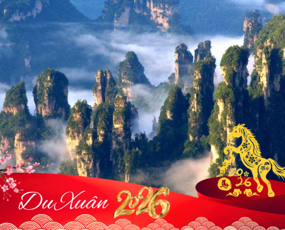 TOUR TẾT 2026 |TRƯƠNG GIA GIỚI - PHƯỢNG HOÀNG CỔ TRẤN 5N4D