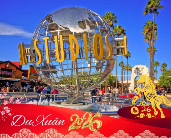 TOUR TẾT 2026 | BỜ TÂY MỸ 7N6D: LOS ANGELES - LAS VEGAS - DIEGO - MEXICO