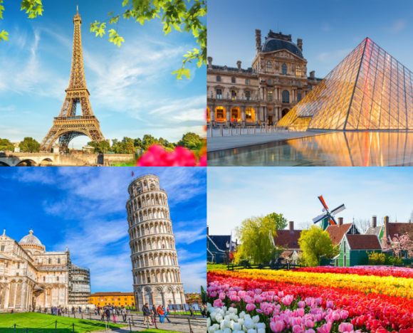 TOUR TẾT 2026 | CHÂU ÂU 9N8D: ĐỨC - HÀ LAN - BỈ - PHÁP - THỤY SỸ- Ý 