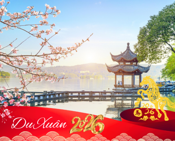 TOUR TẾT 2026 | THƯỢNG HẢI - HÀNG CHÂU - Ô TRẤN NO SHOP 6N5D