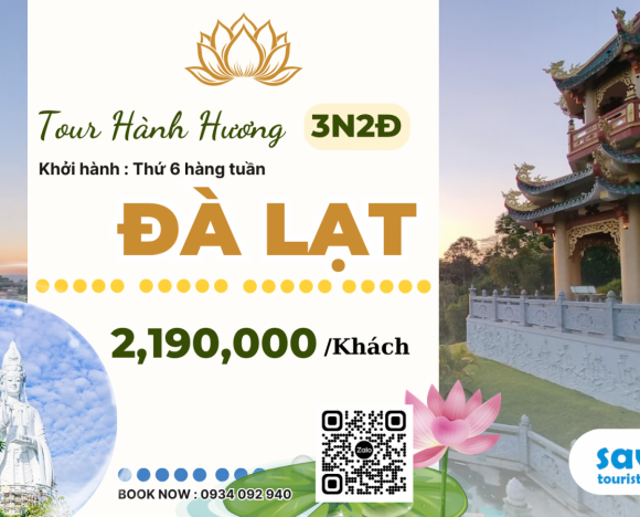 Hành Hương Đà Lạt 3N2Đ 