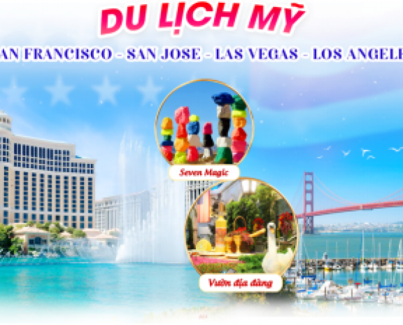 Tour San Francisco - San Jose - Las Vegas - Los Angeles 9N8D