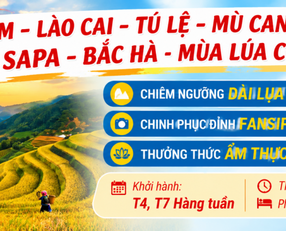MÙ CANG CHẢI - CHIÊM NGƯỠNG DẢI LỤA VÀNG VÙNG CAO